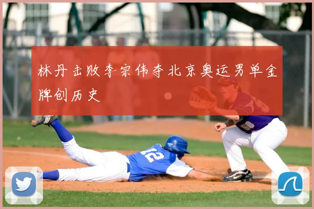 林丹击败李宗伟夺北京奥运男单金牌创历史